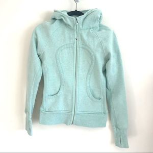 Lululemon Scuba Hoodie Jacket Fleece Blue Size 4